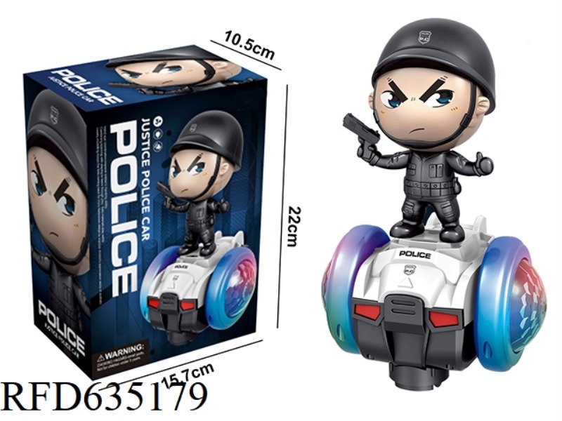 ELECTRIC LIGHT MUSIC UNIVERSAL ROTARY BALANCE CAR SWAT