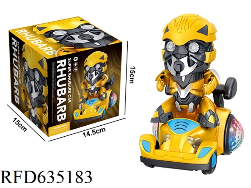 LIGHTS AND MUSIC ELECTRIC SPIN HEAD KART BUMBLEBEE