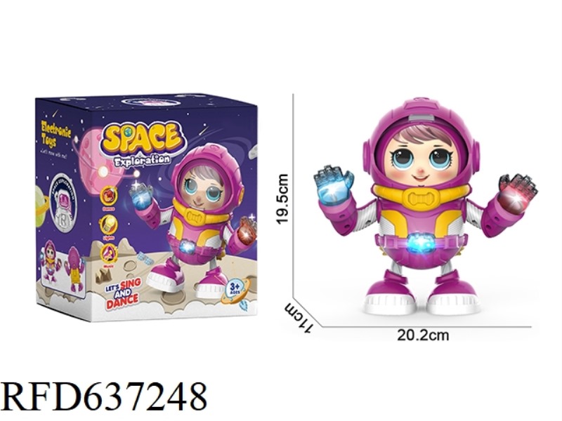 SPACE GIRL (WITH LIGHTS AND MUSIC)