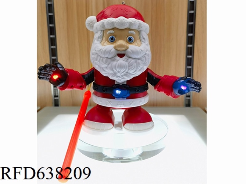 ELECTRIC SWING SANTA CLAUS (WITH LIGHTS AND MUSIC)