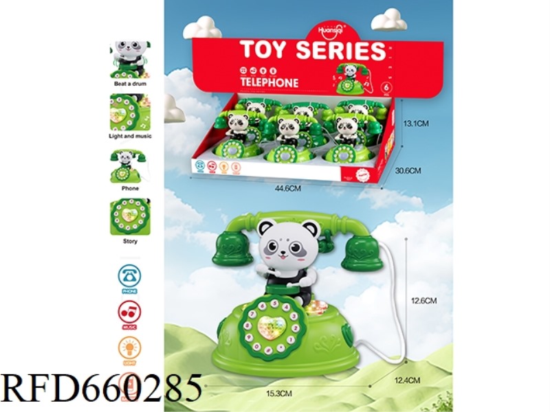 DRUM PANDA TELEPHONE 6PCS