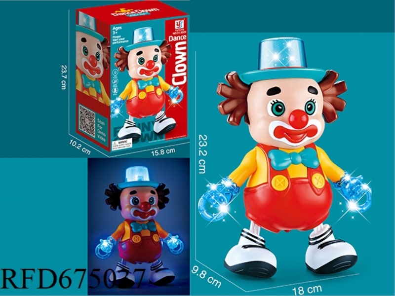 DANCING CARTOON CLOWN