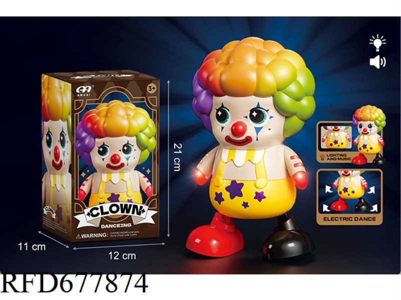 LIGHTS, MUSIC, WALKING, DANCING, CLOWNS